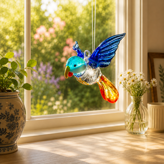 Large Bird - Parrot – Blue and Orange