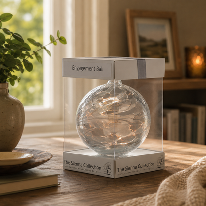 10cm Friendship Ball - Engagement - White