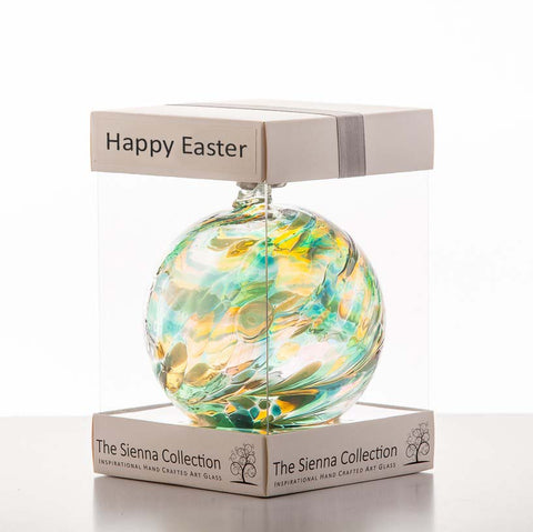 10cm Friendship Ball - Happy Easter - Peridot