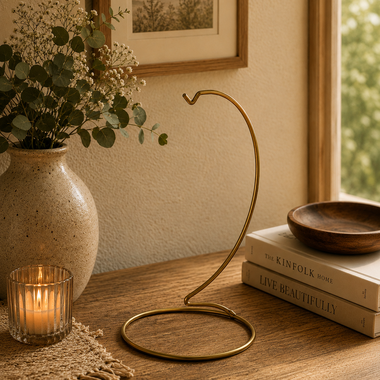 Display Stand - Large - Gold