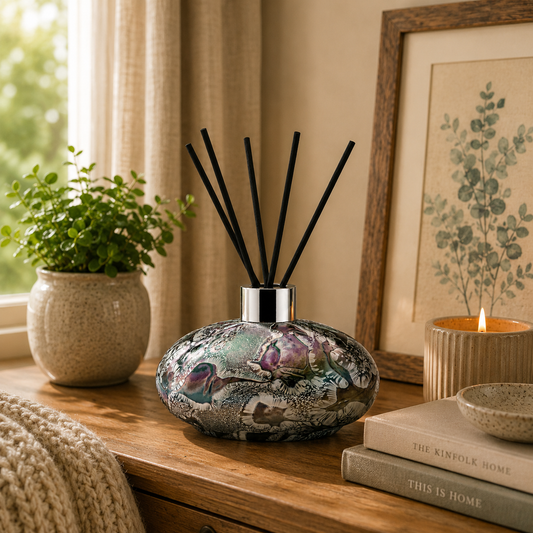 Reed Diffuser - Oval - Pastel Silver