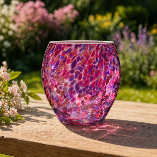 Self Watering Plant Pot Pink Purple
