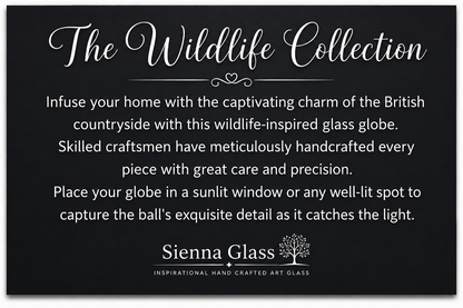 10cm Glass Globe - Wildlife Collection - Ladybird