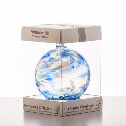 10cm Birthstone Ball - September/Sapphire