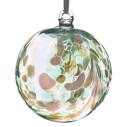 10cm Friendship Ball - Feather Design - Green