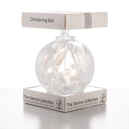 10cm Spirit Ball - Christening - White