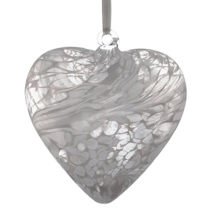 12cm Friendship Heart - White