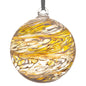 15cm Friendship Ball - Pastel Gold - Sienna Glass