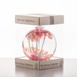 Valentine's Day Gift 10cm Spirit Ball - Pastel Pink | Sienna  Glass 