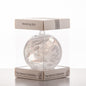 10cm Friendship Ball - Wedding - White - Sienna Glass