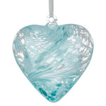 8cm Friendship Heart - Pastel Blue | Sienna  Glass 
