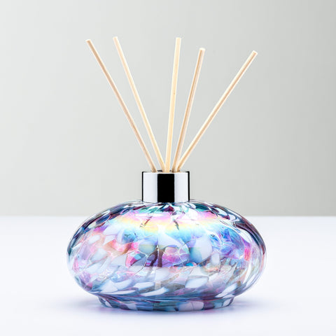 Reed Diffuser - Oval - Blue and Pink | Sienna  Glass 