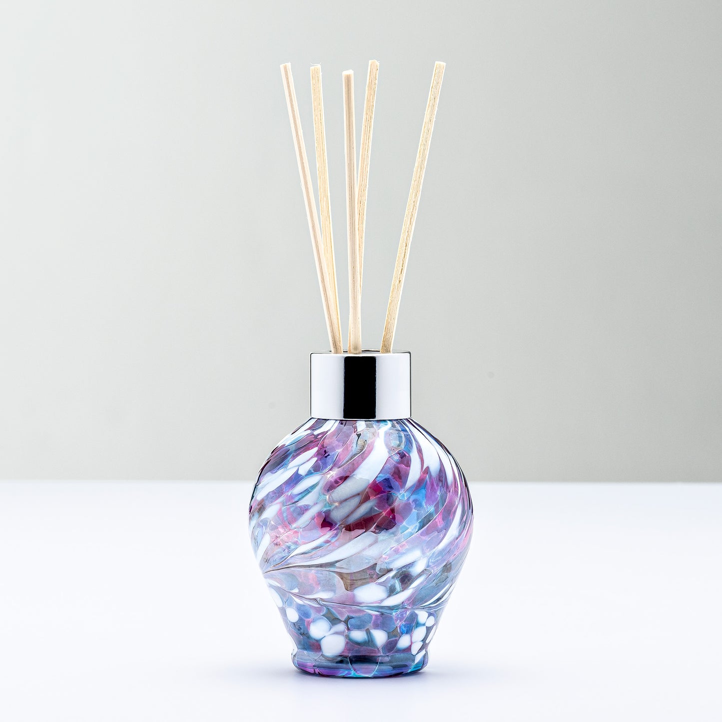 Reed Diffuser - Classic - Blue and Pink - Sienna Glass