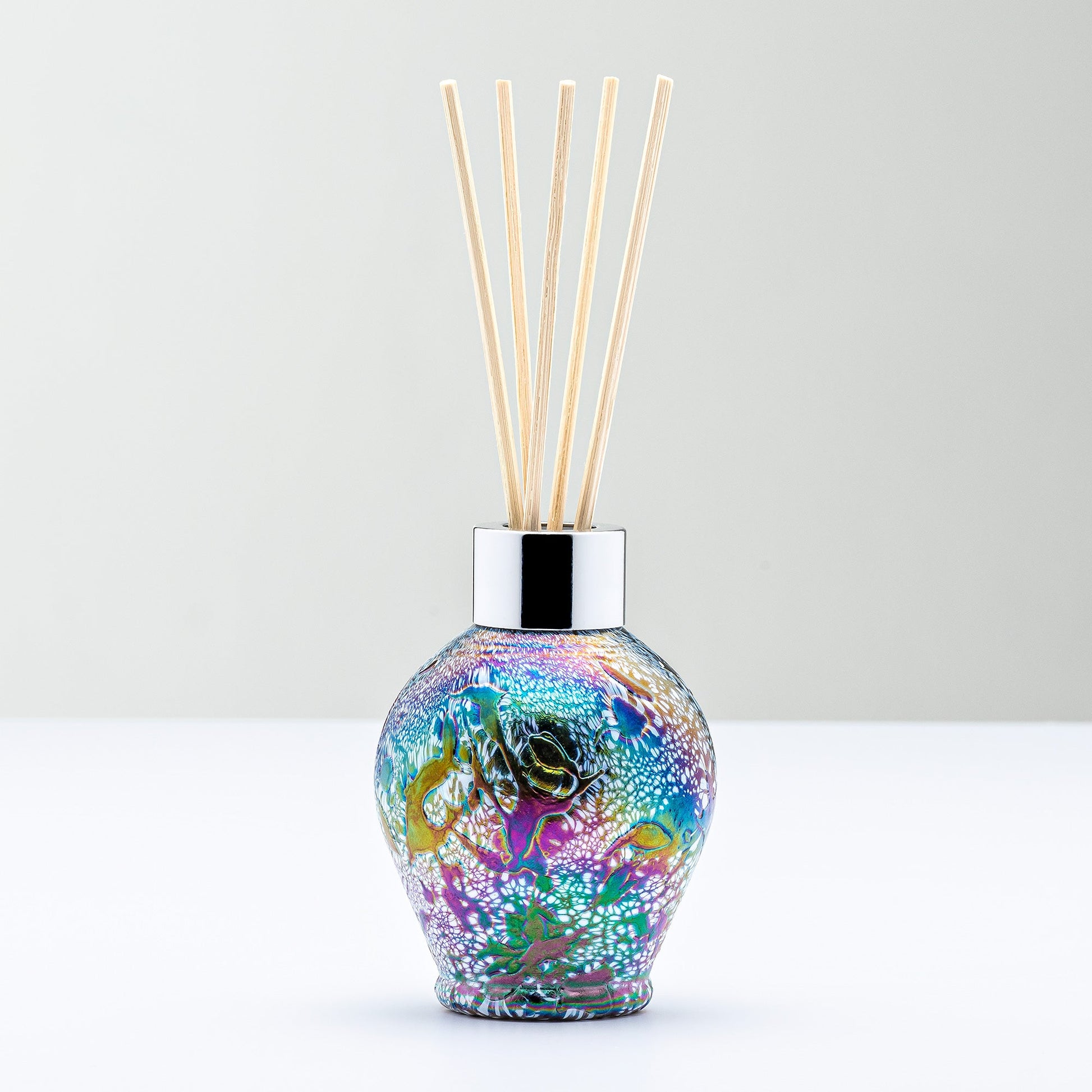 Reed Diffuser - Classic - Pastel Silver - Sienna Glass