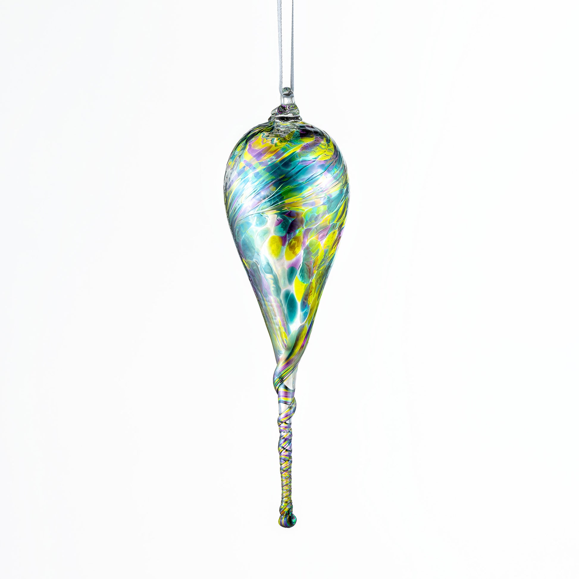 16cm Friendship Droplet - Mermaid - Sienna Glass