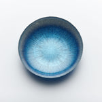 30cm Glass Bowl - Blue