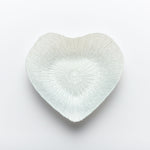30cm Glass Bowl - Heart Design - Silver | Sienna  Glass 