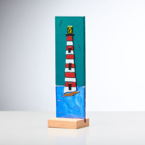 Standing Decorative Lighthouse Plaque | Sienna  Glass 